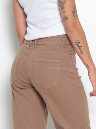 JEANS MUJER WADOS ALGODÓN RECTO TIRO ALTO - 5