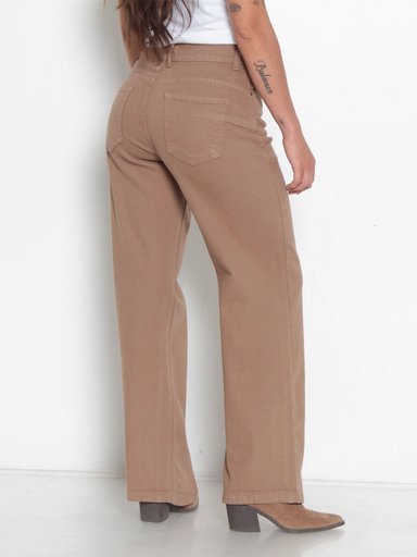 JEANS MUJER WADOS ALGODÓN RECTO TIRO ALTO - 4