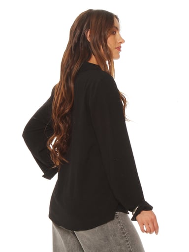 BLUSA MUJER WADOS ESCOTE EN V MANGA LARGA - 4