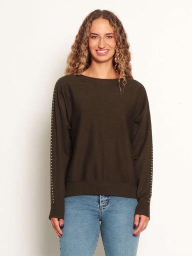 SWEATER MUJER WADOS ESCOTE EN V MANGA LARGA - 2