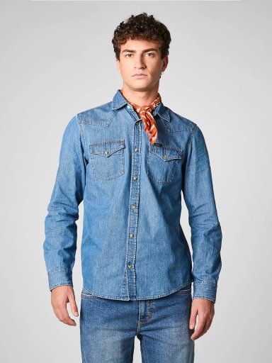 CAMISA HOMBRE LEE ALGODÓN WESTERN - 1
