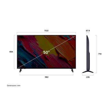 SMART TV LG QNED 4K UHD 50” 50QNED73ASA - 3