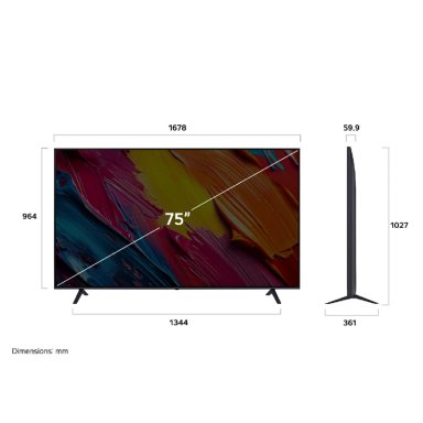 SMART TV LG QNED 4K UHD 75” 75QNED73ASC - 3