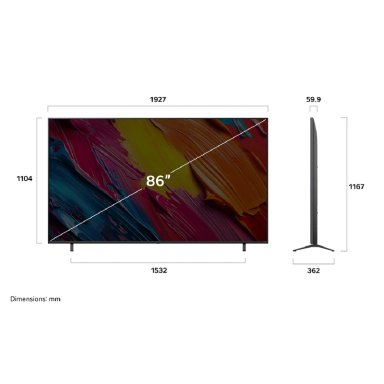 SMART TV LG QNED 4K UHD 86” 86QNED73ASA - 3