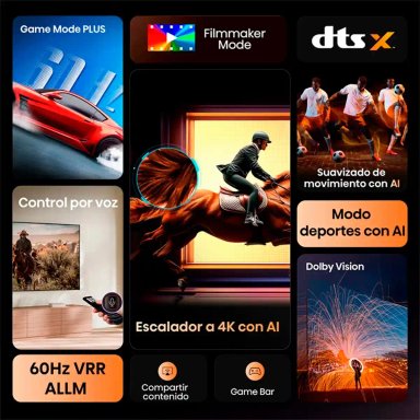 SMART TV HISENSE LED 4K UHD 43” 43A6NV - 4