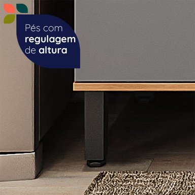 MUEBLE LAVAPLATO ROCCA CASTAÑA 3 PUERTAS 2 CAJONES - 7