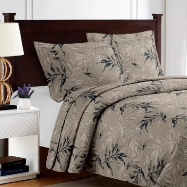 QUILT ILLUSIONS BREDA 2 PLAZAS BEIGE - 1
