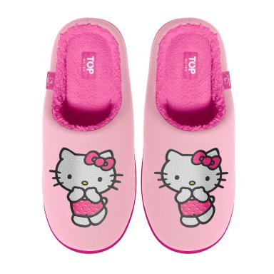 PANTUFLA MUJER TOP ROSADO - 1