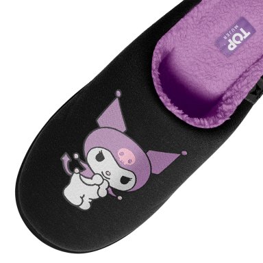 PANTUFLA MUJER TOP NEGRO - 2