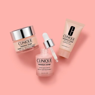 SET CLINIQUE MOISTURE SURGE HIDRATACIÓN Y PROTECCIÓN GLOW 50ML 30ML 7ML - 2