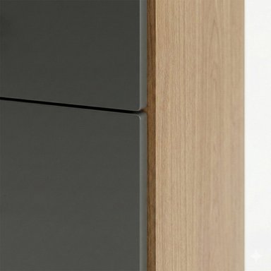 CLOSET EXIT 2 PUERTAS 4 CAJONES CAFÉ/NEGRO - 5