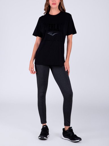POLERA MUJER EVERLAST ALGODÓN MANGA CORTA - 4