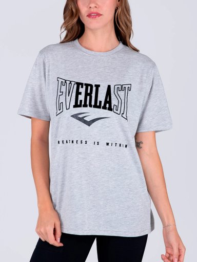 POLERA MUJER EVERLAST ALGODÓN MANGA CORTA - 1