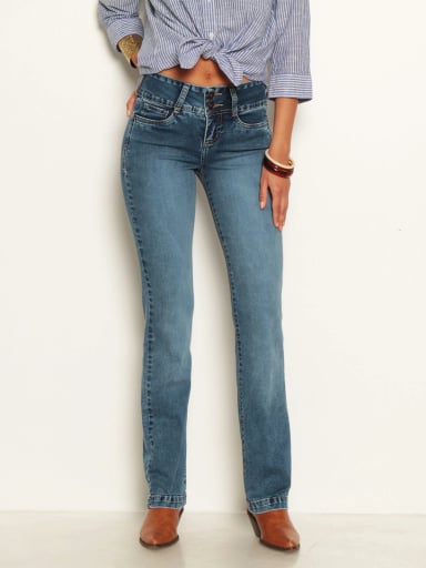JEANS MUJER WADOS ALGODÓN RECTO TIRO ALTO - 2