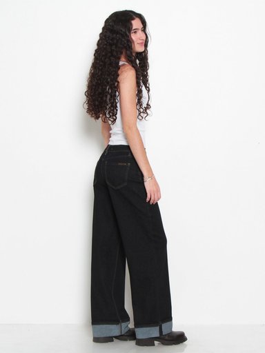 JEANS MUJER WADOS ALGODÓN WIDE LEG TIRO MEDIO - 3
