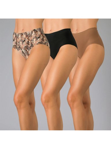 PACK 3 CALZONES FLORES MAXI MICRO PRINT BONDED - 1