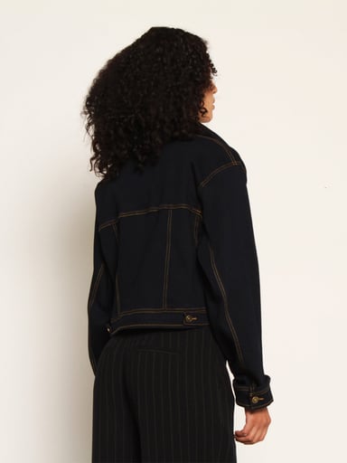 CHAQUETA MUJER WADOS ALGODÓN MANGA LARGA DENIM BOLSILLOS - 4