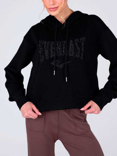 POLERON MUJER EVERLAST HOODIE MANGA LARGA - 1