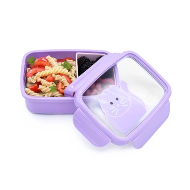 CONTENEDOR MELII BENTO DIVISIONES 880ML GATO - 2