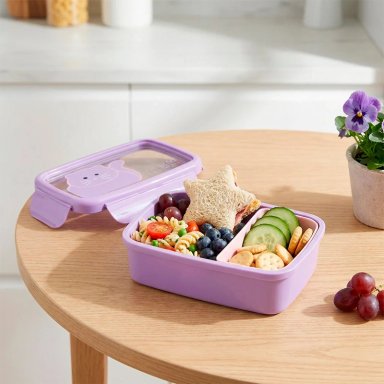 CONTENEDOR MELII BENTO DIVISIONES 880ML GATO - 3