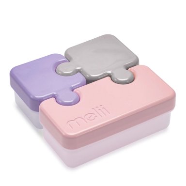 CONTENEDOR DE ALIMENTOS PUZZLE - ROSA - 1