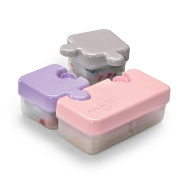 CONTENEDOR DE ALIMENTOS PUZZLE - ROSA - 2