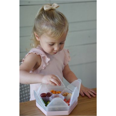 CONTENEDOR HEXAGONAL SNACKS - ROSADO - 4