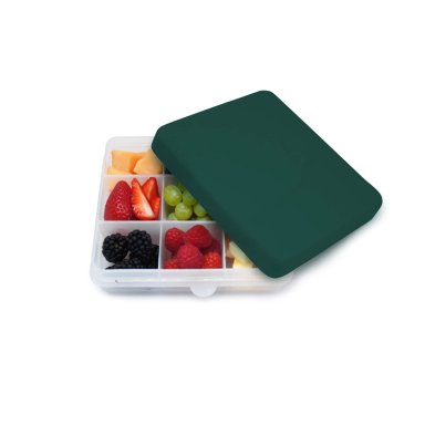 CONTENEDOR SNACKS CUADRADA - VERDE - 1