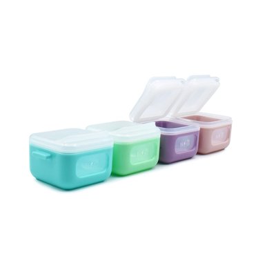 PACK 4 CONTENEDORES CUBO SNAP & GO 118ML - 2