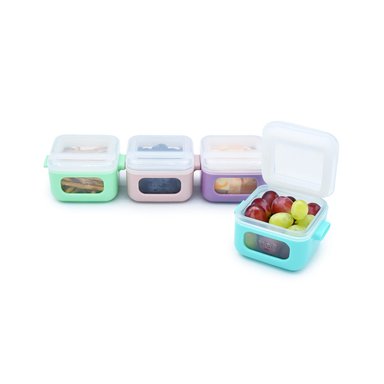 PACK 4 CONTENEDORES CUBO SNAP & GO 118ML - 3