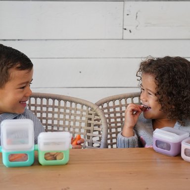 PACK 4 CONTENEDORES CUBO SNAP & GO 118ML - 5