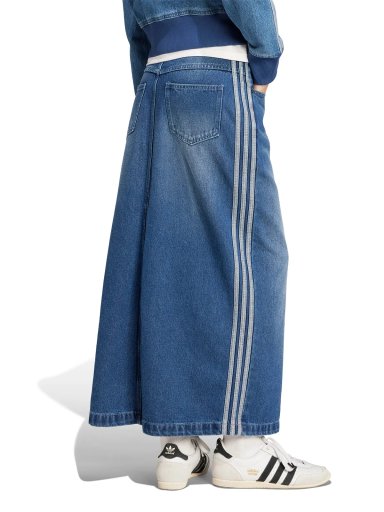 FALDA MUJER ADIDAS ORIGINALS ALGODÓN LÁPIZ DENIM 3 TIRAS - 3