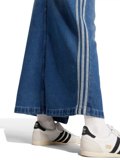 FALDA MUJER ADIDAS ORIGINALS ALGODÓN LÁPIZ DENIM 3 TIRAS - 4