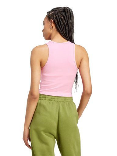POLERA MUJER ADIDAS ORIGINALS SIN MANGAS ESSENTIALS ACANALADA - 3