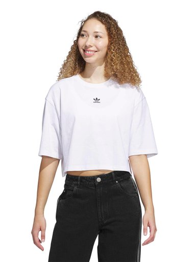 POLERA MUJER ADIDAS ORIGINALS ALGODÓN CORTA ESSENTIALS - 2