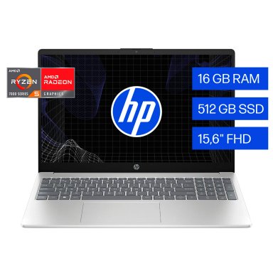 NOTEBOOK HP 15-FC0255LA AMD RYZEN 5 16GB RAM 512GB SSD 15.6" - 1