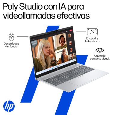 NOTEBOOK HP OMNIBOOK 5 AI 16-AF1052LA INTEL CORE ULTRA 5 16GB RAM 512GB SSD TÁCTIL 2K 16" - 9