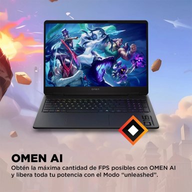 NOTEBOOK GAMER HP OMEN 16-AP0002LA AMD RYZEN AI 7 16GB RAM NVIDIA GEFORCE RTX5060 1TB SSD 16" 2K - 12