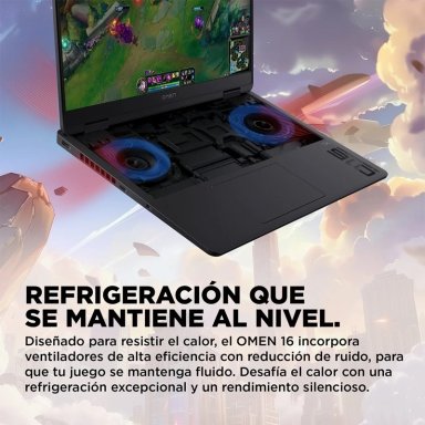 NOTEBOOK GAMER HP OMEN 16-AP0002LA AMD RYZEN AI 7 16GB RAM NVIDIA GEFORCE RTX5060 1TB SSD 16" 2K - 9