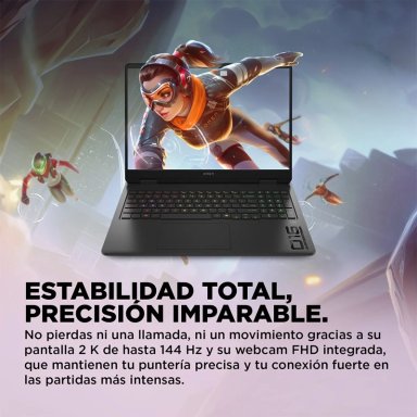 NOTEBOOK GAMER HP OMEN 16-AP0002LA AMD RYZEN AI 7 16GB RAM NVIDIA GEFORCE RTX5060 1TB SSD 16" 2K - 10