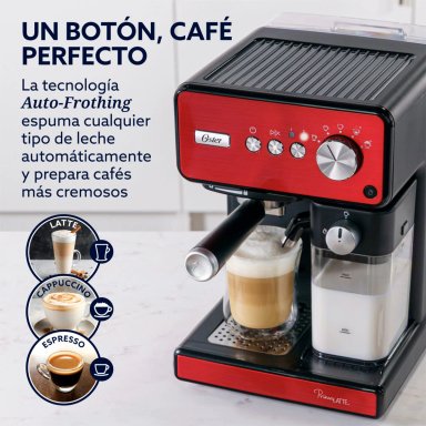 CAFETERA OSTER PRIMALATTE ROJA - 4