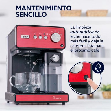 CAFETERA OSTER PRIMALATTE ROJA - 7