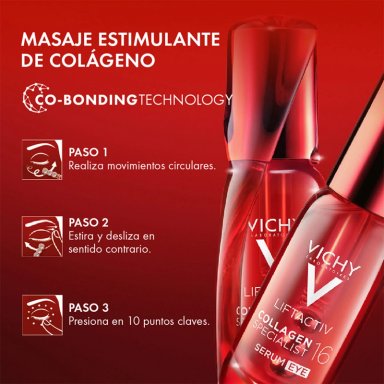 SÉRUM OJOS VICHY LIFTACTIV COLLAGEN 16 15ML - 8