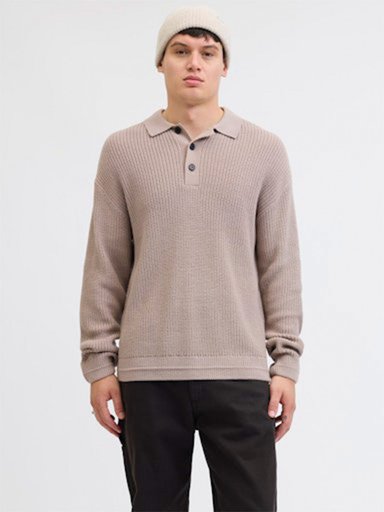 POLERA HOMBRE JACK & JONES MANGA LARGA - 1