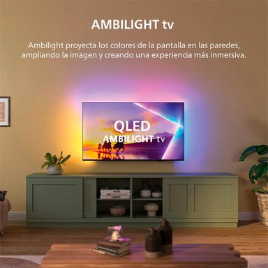 SMART TV PHILIPS QLED 4K UHD 50” AMBILIGHT 50PUD8250 - 3