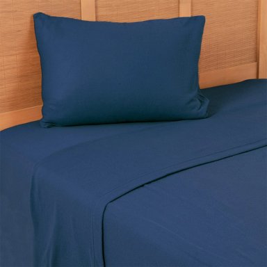 JUEGO DE SÁBANAS MASHINI POLAR LISA 1.5 PLAZAS AZUL - 3