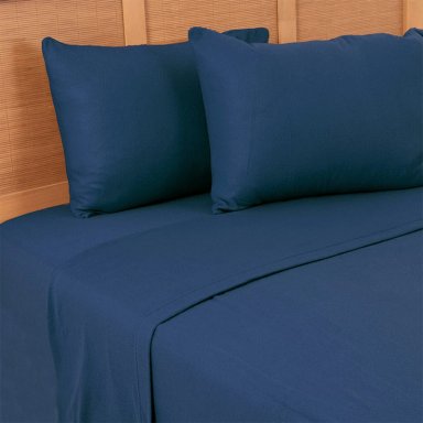 JUEGO DE SÁBANAS MASHINI POLAR LISA 2 PLAZAS AZUL - 3