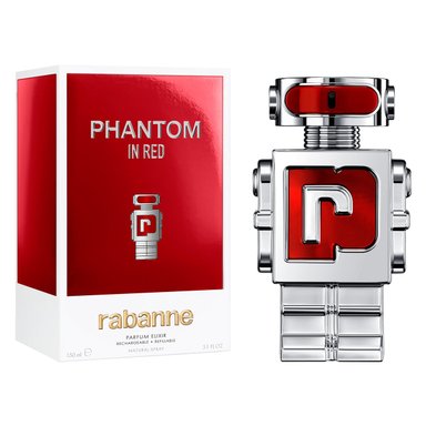 PERFUME HOMBRE PACO RABANNE PHANTOM IN RED PARFUM ELIXIR RECARGABLE 150ML - 2