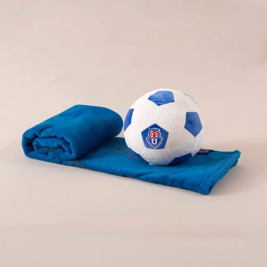 SET REGALO U DE CHILE MANTA + COJÍN PELOTA - 1