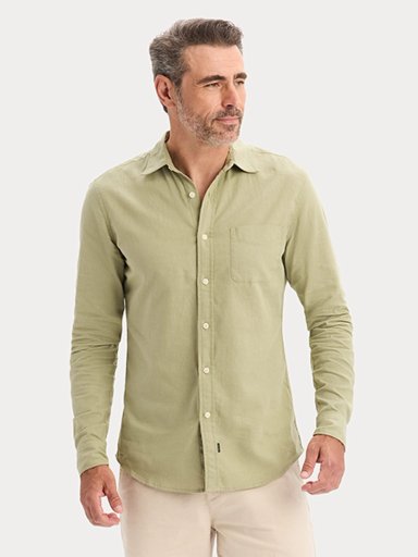 CAMISA MANGA LARGA SLIM FIT HOMBRE DOCKERS  - 1